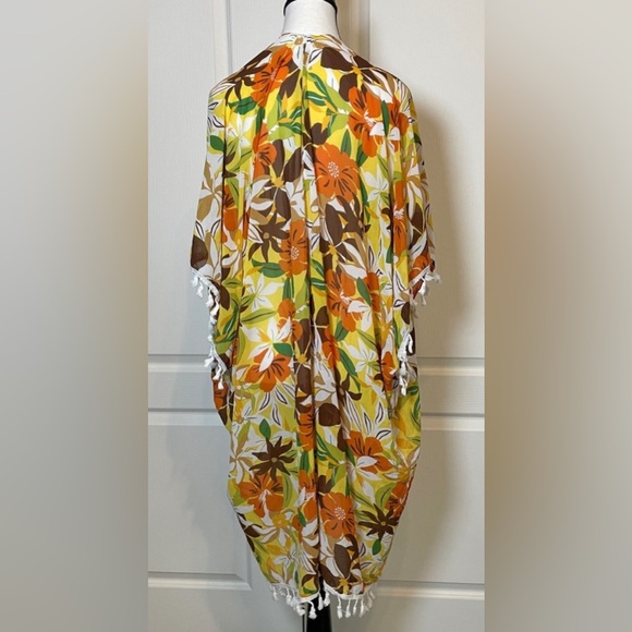 NWT Floral Kimono Cover-Up Size Small - Picture 8 of 11